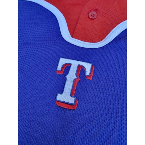 Texas Rangers NIKE Team Gear 2 Button Pullover Shirt Men's XXL - Picture 3 of 10